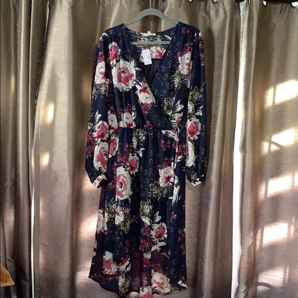Maurice’s navy floral dress